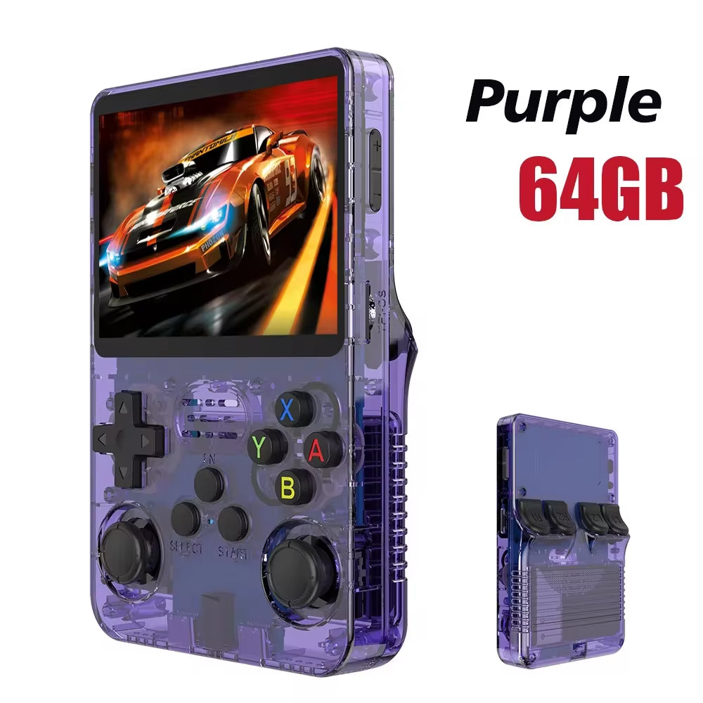 Open Source  Retro Handheld Video Game Console Linux System 3.5 Inch IPS Screen Portable Pocket Video Player 64GB 128G Games